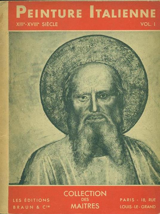 Peinture Italienne. Vol. I - René Huyghe - copertina