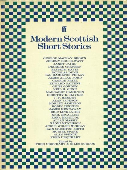 Modern Scottish Short Stories - copertina