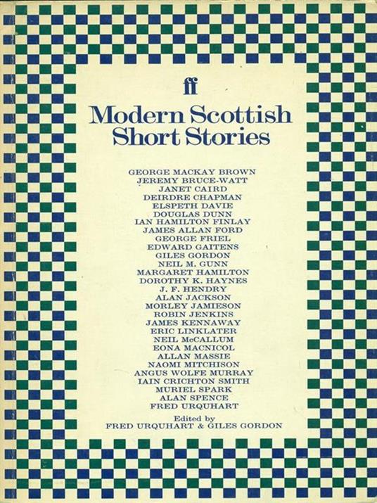 Modern Scottish Short Stories - copertina