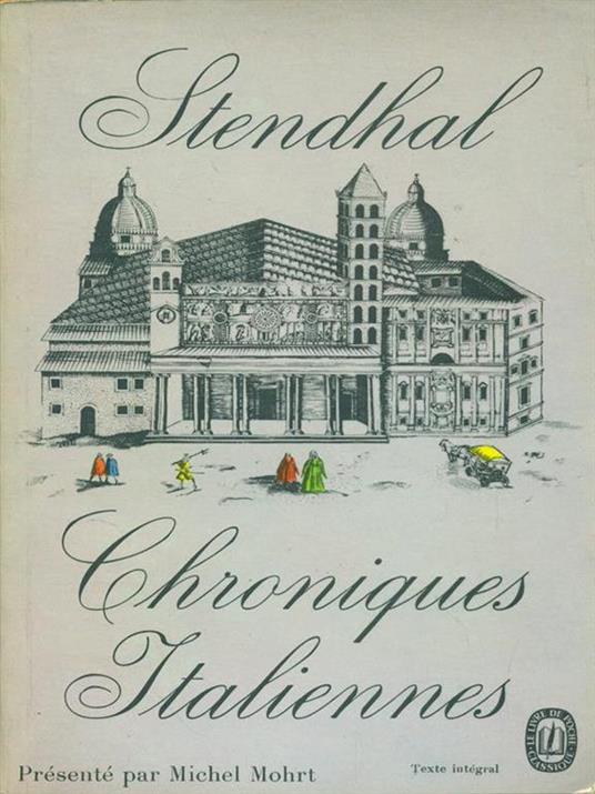 Chroniques Italiennes - Stendhal - copertina