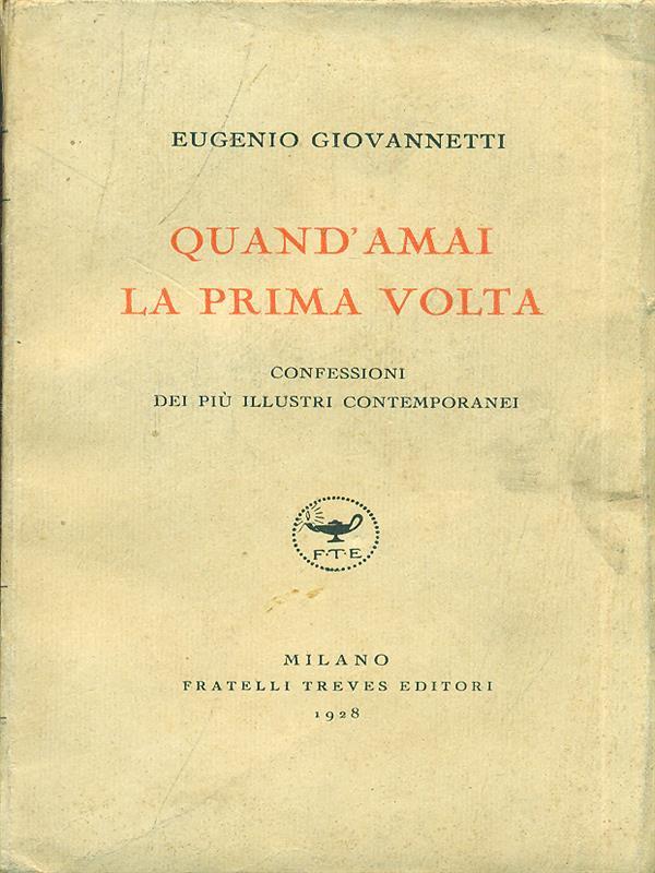 Quand'amai la prima volta