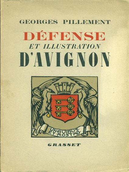 Defense et illustration d'Avignon - copertina