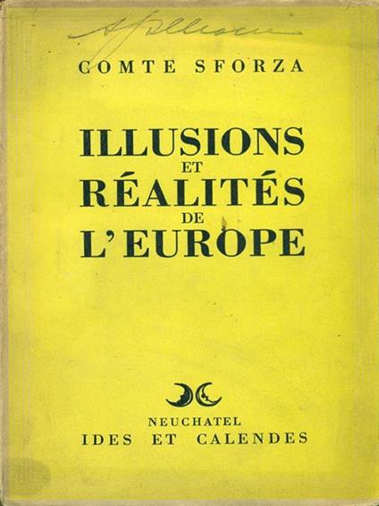 Illusions et realites de l'Europe - copertina