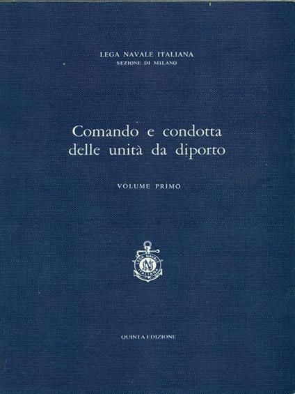 Comando e condotta delle unità da diporto - copertina
