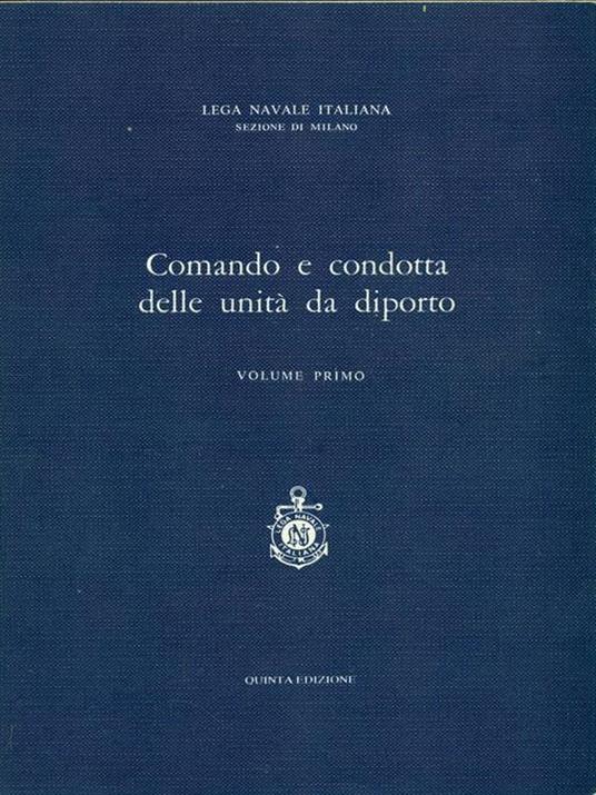 Comando e condotta delle unità da diporto - copertina