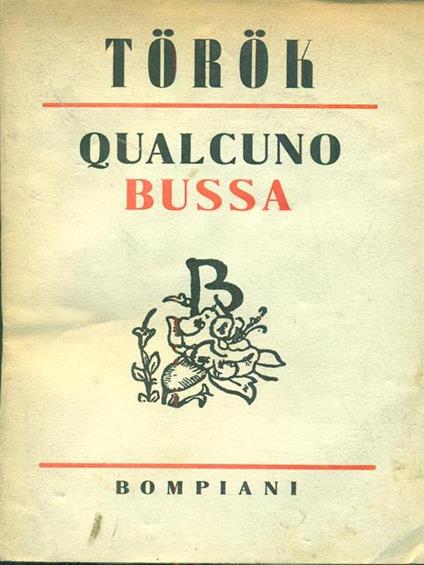 Qualcuno bussa - Sandor Torok - copertina