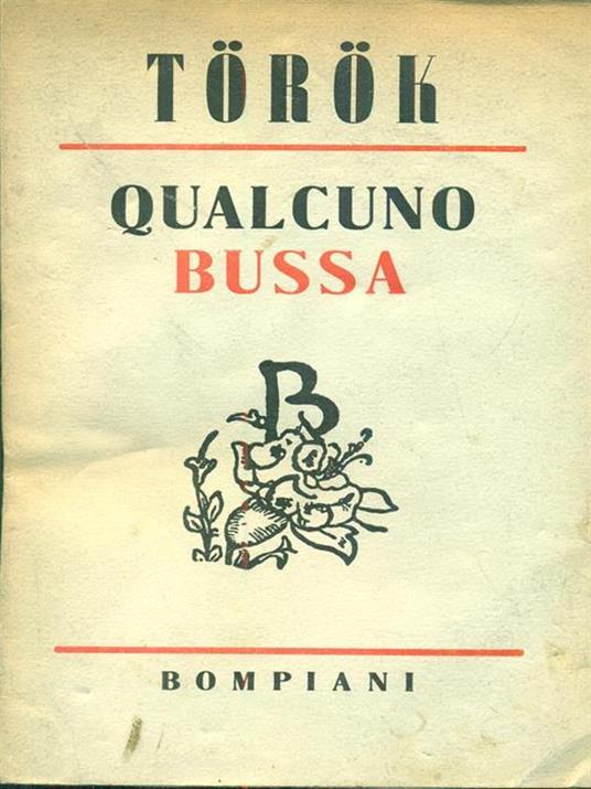 Qualcuno bussa - Sandor Torok - copertina
