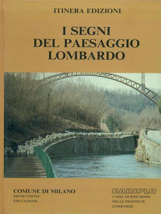 I segni del paesaggio lombardo - copertina