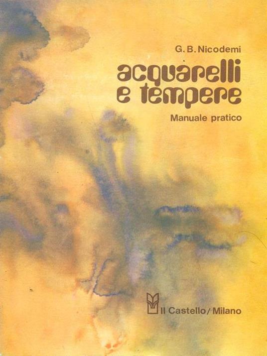 Acquarelli e tempere - copertina