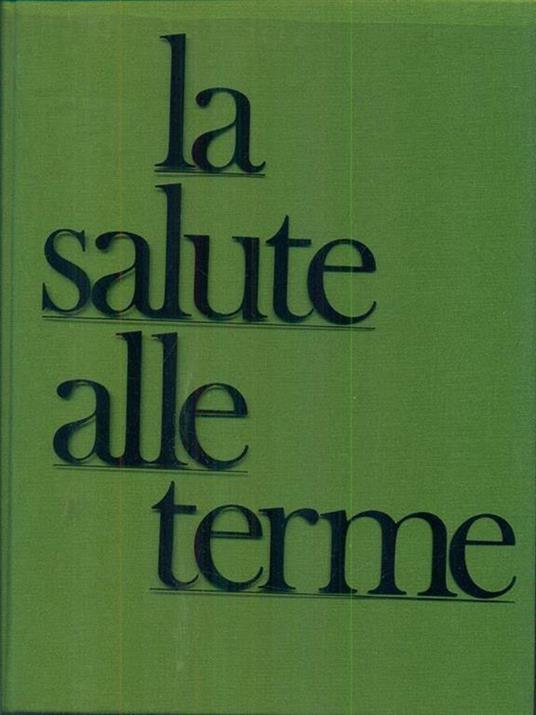 La salute alle terme - copertina