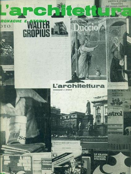 L' architettura n. 203/settembre 1972 - Bruno Zevi - copertina