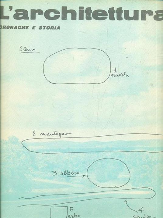 L' architettura n. 228/ottobre 1974 - Bruno Zevi - copertina