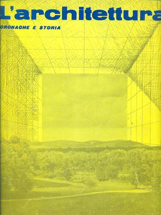 L' architettura n. 220/febbraio 1974 - Bruno Zevi - copertina