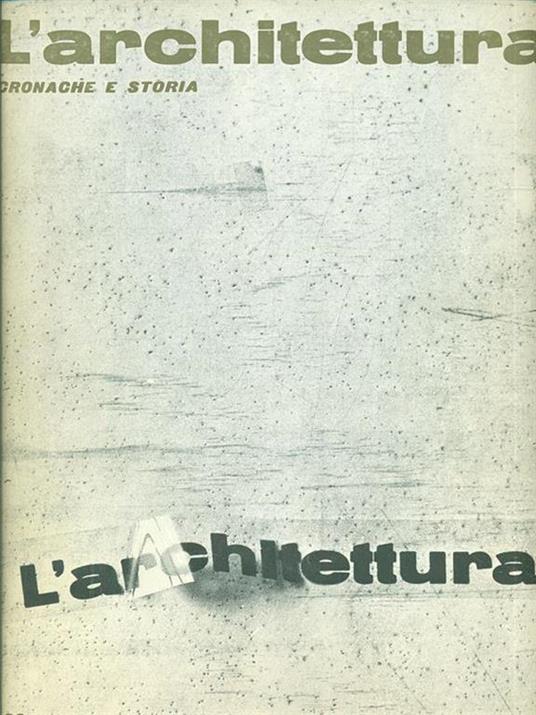 L' architettura n. 193/novembre 1971 - Bruno Zevi - copertina