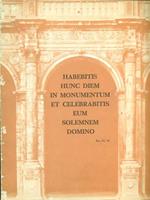 Habebitis hunc diem in monumentum etcelebrabitis eum solemnem domin