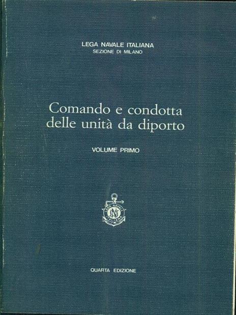 Comando e condotta delle unità da diporto Vol 1 - copertina