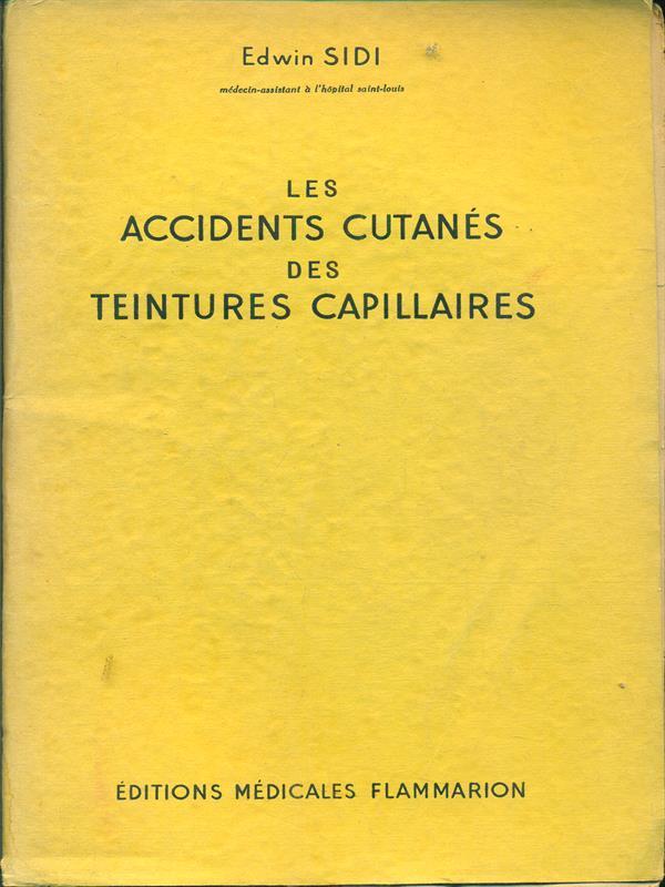 Les Accidents Cutanes des teintures capillaires