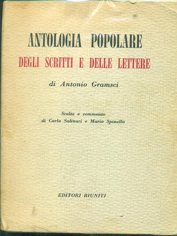 Antologia popolare degli scritti e delle lettere