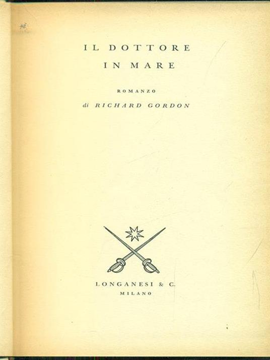 Il dottore in mare - Richard Gordon - copertina