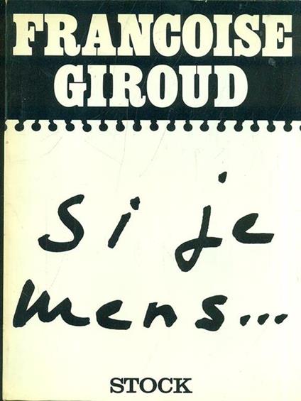 Si je mens... - copertina