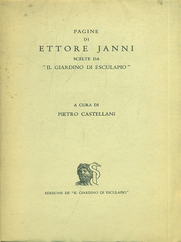 Pagine di Ettore Janni
