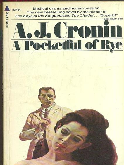 A Pocketful of Rye - A. Joseph Cronin - copertina