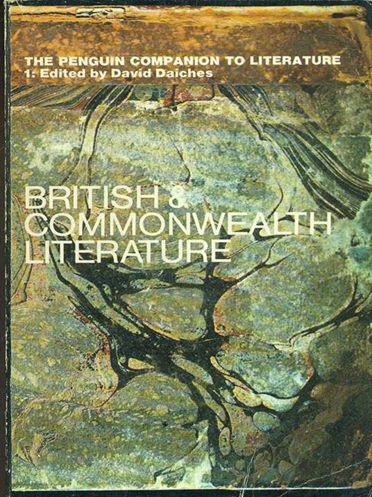 Companion to Literature British & Commonwealth - David Daiches - copertina