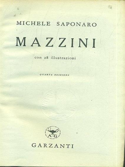 Mazzini - Michele Saponaro - copertina