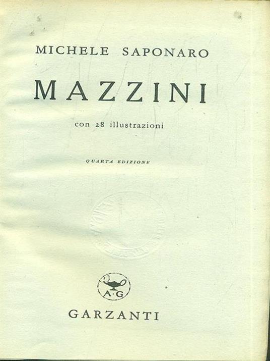 Mazzini - Michele Saponaro - copertina