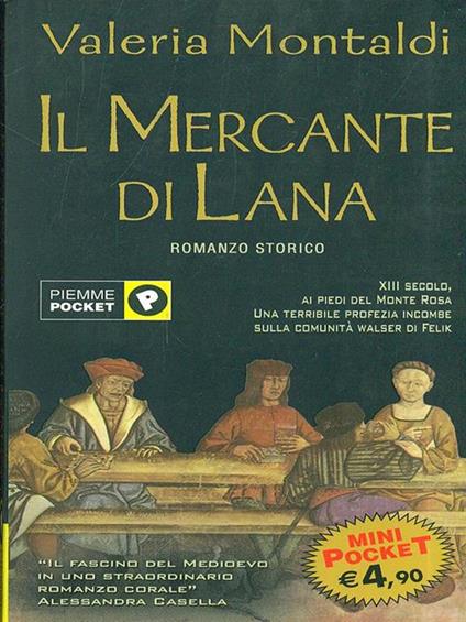 Il mercante di Lana - Valeria Montaldi - copertina