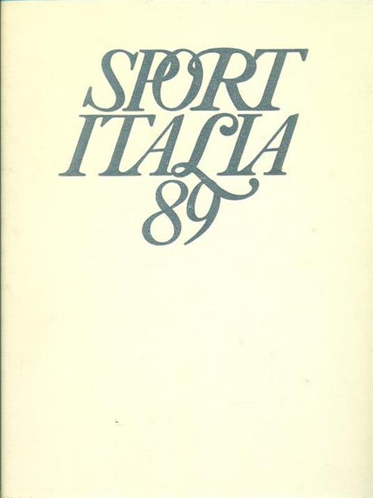 Sport Italia 89 - copertina