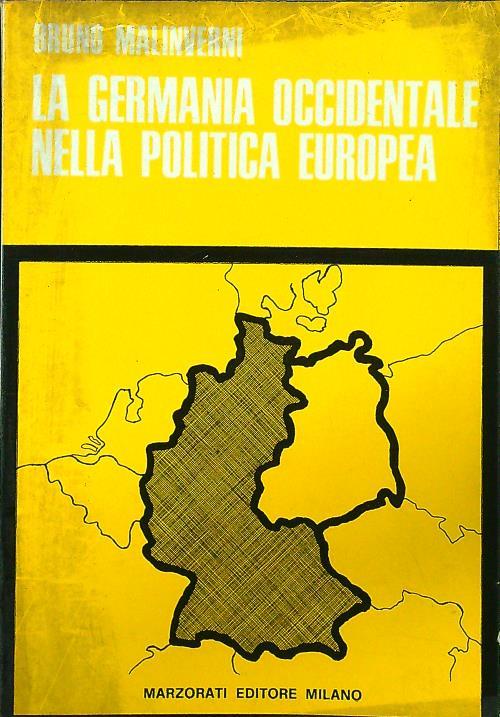 La Germania Occidentale nella politica europea