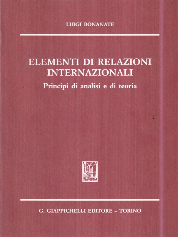 Elementi di relazioni internazionali