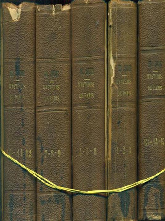 Les mysteres de Paris - Eugène Sue - copertina