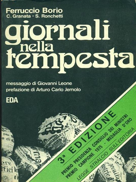 Giornali nella tempesta - copertina