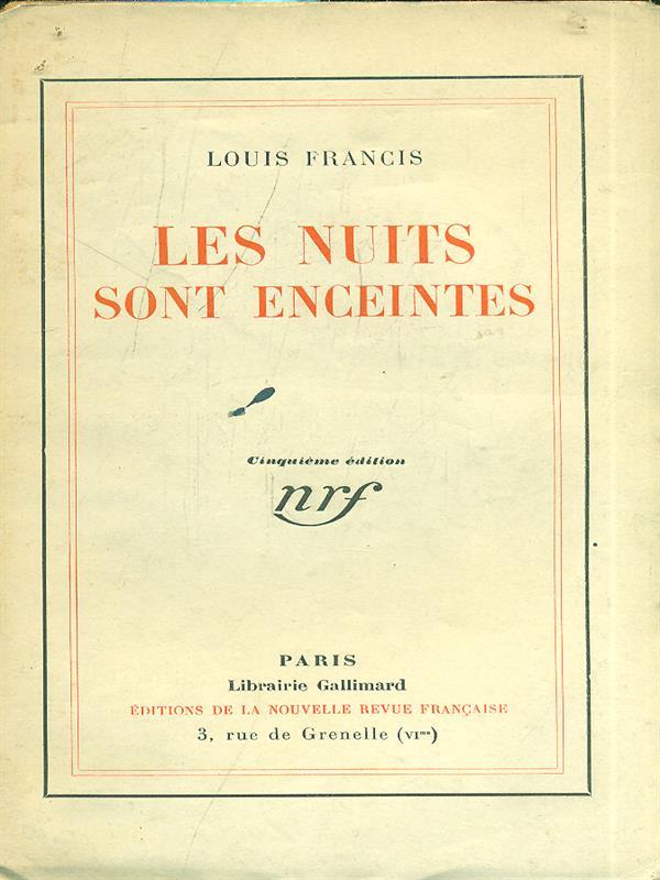 Les nuits sont enceintes