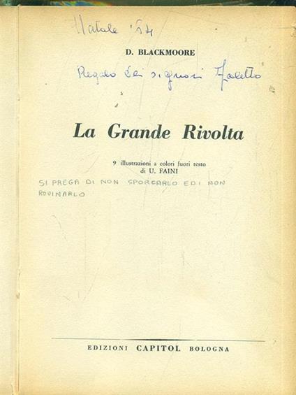 La grande rivolta - copertina