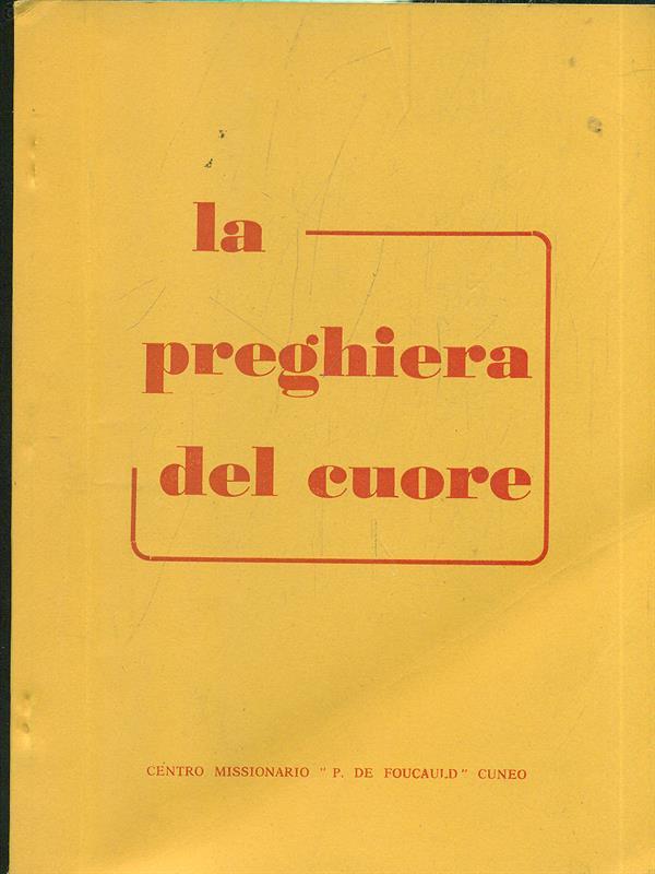 La preghiera del cuore
