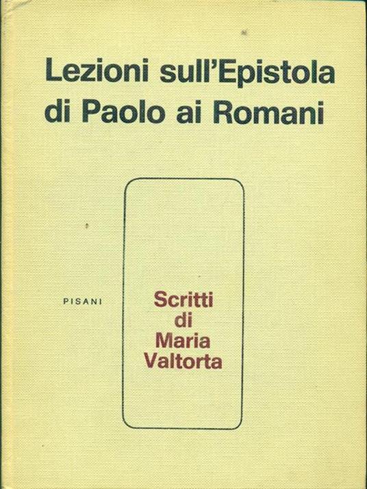 Lezioni sull'Epistola di Paolo ai romani - Maria Valtorta - copertina