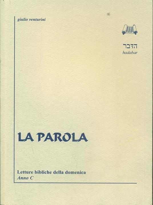 La parola anno C - Giulio Venturini - copertina