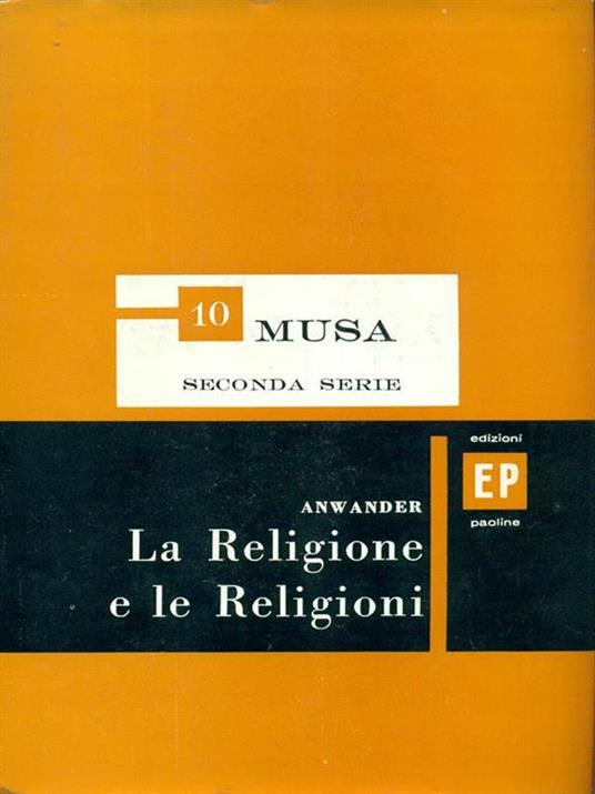 La Religione e le Religioni - Anton Anwander - copertina