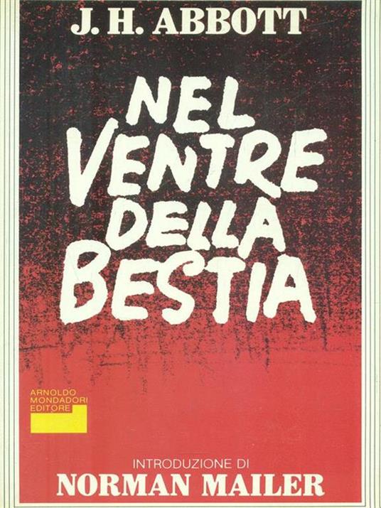 Nel ventre della bestia - Jack H. Abbott - copertina