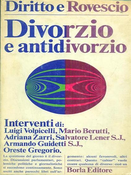 Divorzio e anti divorzio - copertina