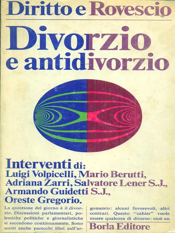Divorzio e anti divorzio