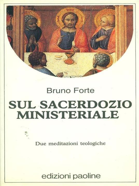 Sul sacerdozio ministeriale - Bruno Forte - copertina