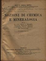 Nozioni di chimica e mineralogia