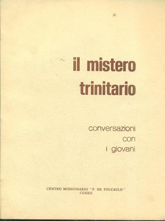 Il mistero trinitario - copertina