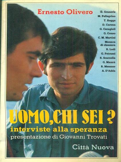 Uomo chi sei? - Ernesto Olivero - copertina