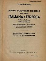 Dizionario italiano-tedesco / tedesco italiano