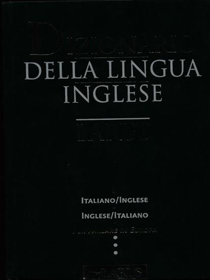 Dizionario della lingua inglese - copertina